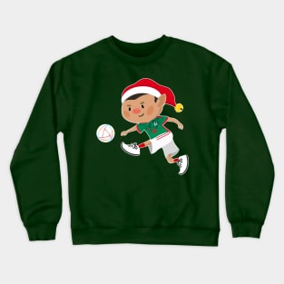 Mexico football Christmas elf. Football World Cup soccer t-shirt Crewneck Sweatshirt